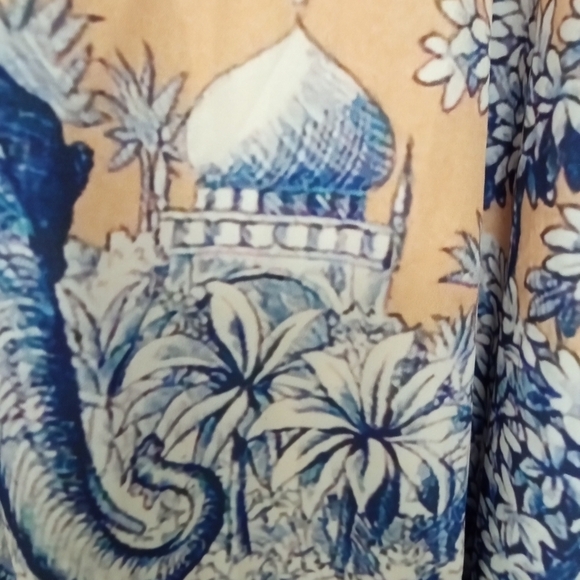 Men's Brand New Tropical Shirt with an Elephant Size 4XL Africa Hawaiian Luau - Picture 3 of 9